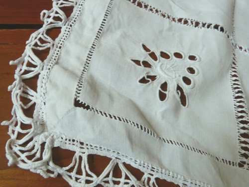 Ancienne nappe broderie - nappe,
