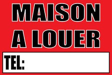 Panneau maison a louer