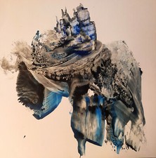 TABLEAU ART ABSTRAIT CIRE