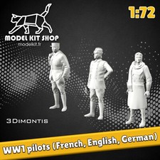 1:72 - WW1 Pilotes (Francais