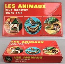 JEUX LOTO - LES ANIMEAUX - Ed. VOLUMETRIX - ENFANTS LOISIRS - ANCIEN - VINTAGE