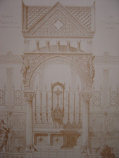 Grand croquis d'architecture