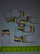 10X Philips MULLARD Tropical Fish  condensateur 0,18uF 180nF 250V     CL7/54