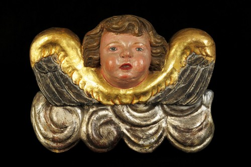 Ancienne sculpture sur bois