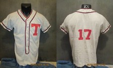    jersey BASEBALL VINTAGE TEXAS  RUSSELL SOUTHERN CO 50-60's shirt   worn