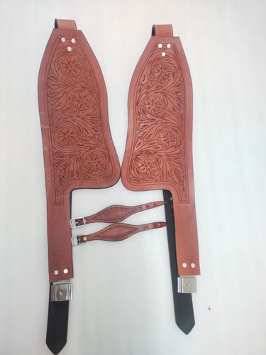 Garde boue western cuir - garde-boue,