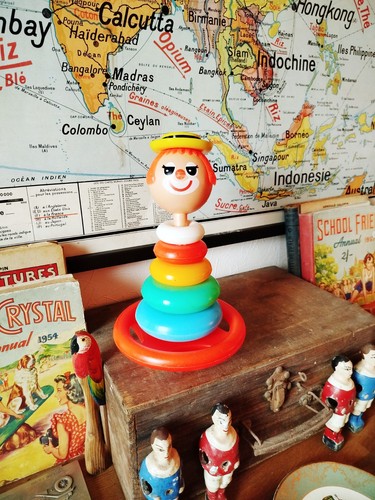 Jeu clown culbuto vintage - jeu,