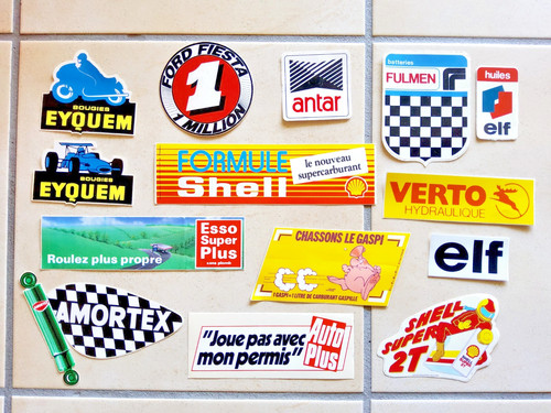 Lot autocollant sticker - 14,