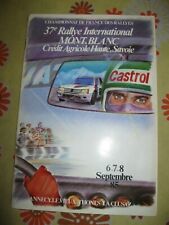 Ancien REGLEMENT 37e RALLYE AUTOMOBILE DU MONT-BLANC 1985 FFSA Groupe B Rally 85