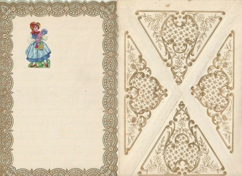 Rare ancien chromo - rare, decoupis