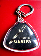 Ancien porte clés Publicité Rivets GESIPA et Outillage