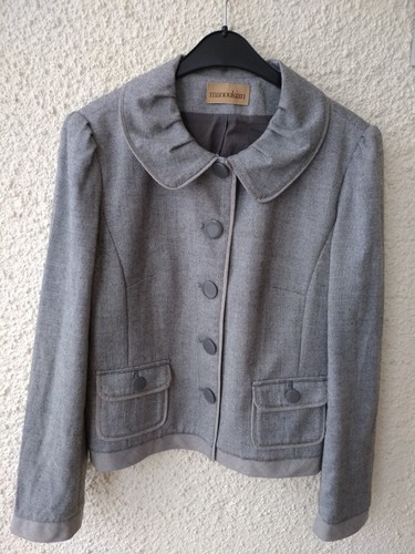 Veste manoukian gris col - manoukian,