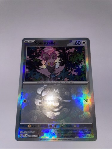 Carte pokémon sonistrelle - carte,
