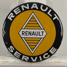 Plaque émaillée Renault - Ø