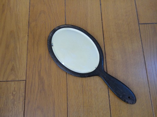 Ancien miroir face main - ancien,