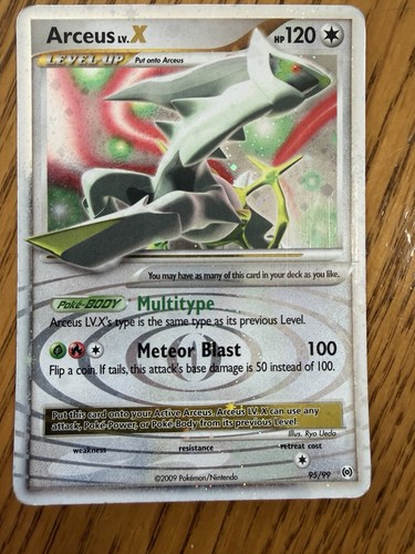 Arceus 99 holo - lv.x,