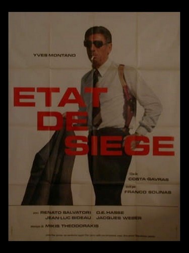 Etat siege affiche cinema - -,