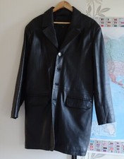 manteau d'homme 3/4 en cuir Agneau, MAC LEAN (italien) jamais porté taille L 50