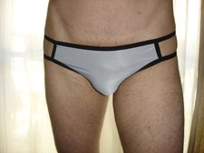 Tonga mini slip gris NEOFAN taille L sexy Ref /Air02