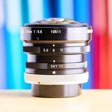 Rare Canon Fish-eye 7.5mm