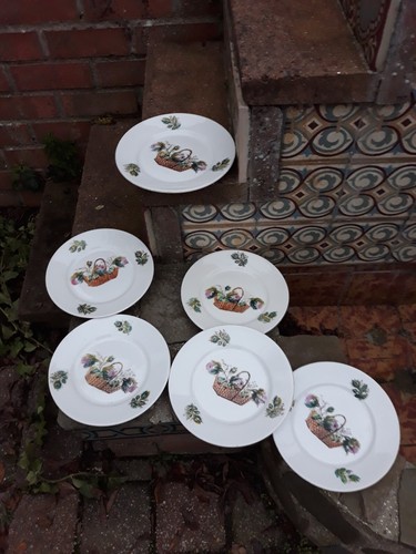 Lot assiettes dessert - 6,
