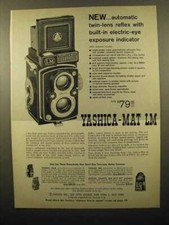 1960 Yashica-Mat LM Camera Ad