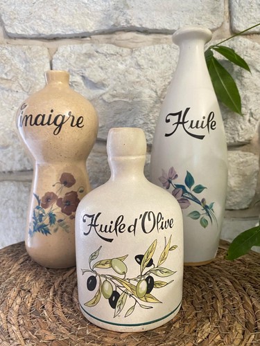 Lot ancien pot - jarre, carafe