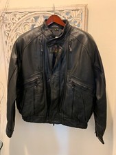 Black Vintage Leather Harley Davidson Jacket XXL