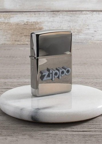 Zippo black ice logo - ★, &