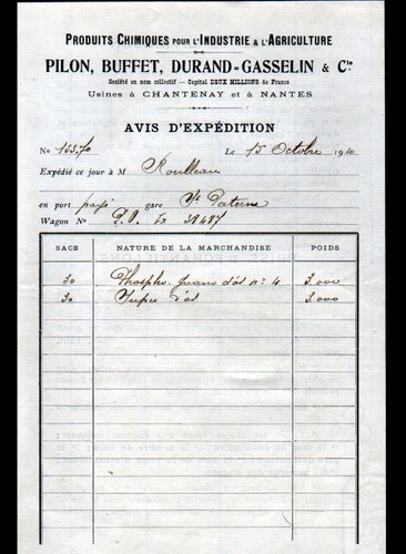 Chantenay engrais pilon - (44), "pilon