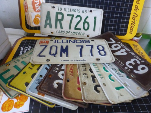 Lot plaques - de, 10