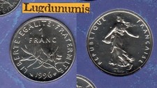 BU 1996 1 Franc Semeuse 1996 BU FDC Pièce Provenant du BU 5000 ex sous scellé