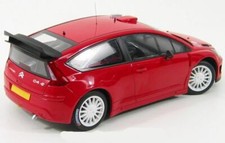 citroen c4 wrc plainbody rouge 1/18 1:18 autoart