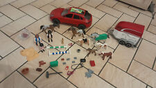PLAYMOBIL PORSCHE 9376 PORSCHE MACAN GTS AVEC REMORQUE CHEVAUX ECURIE