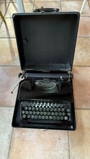 Vintage  Mach à écrire Smith Corona Standard 1938 avec valise de transport