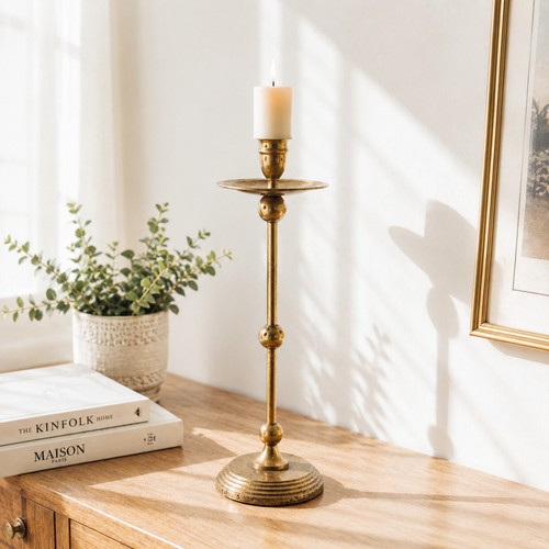 Bougeoir chandelier ancien - bougeoir,