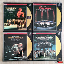 4 COFFRETS PHILIPS LASERDISC RICHARD WAGNER - AVEC ROT POUR COLLECTION
