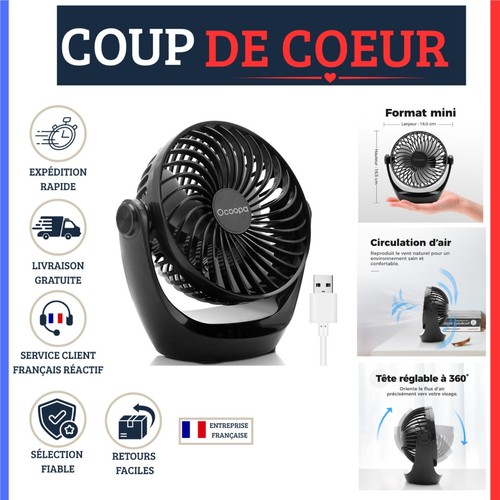 Ventilateur bureau ocoopa - bureau,