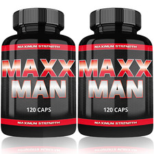 2x MaxxMan un Testostérone Booster Musculation Extrème Anabol Hormon Booster 