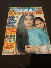 special ornella mutti/Herbert leonard -magazine people-confidences-juin1983