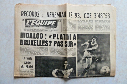 équipe août 1981 - 20,