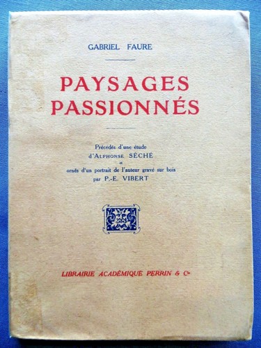 Gabriel faure numéroté 1921 - gabriel,