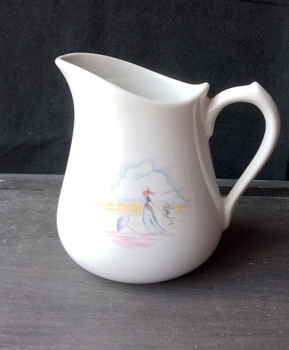 Pichet porcelaine blanche - en,