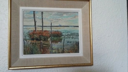 Tableau paysage lacustre - "paysage, lacustre"
