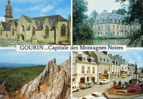 Carte gourin capitale des - carte,