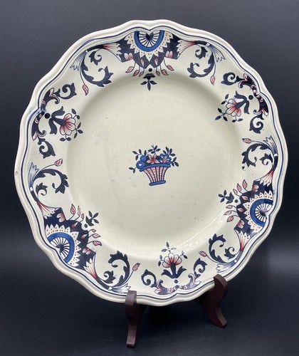 Assiette faïence longchamp - assiette,