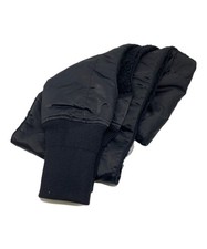 SOFTHYPHEN MA-1 STOLE GLOVE écharpe noire authentique L:9,25" 2983