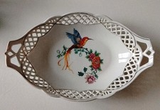 Petit  Saladier  Vide Poche  Avec Un Colibri