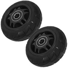  2 Pcs Panier Courses Roulettes Roue Pivotante De Chariot Robustes