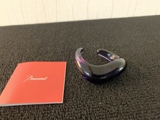 Bracelet jonc violet en cristal de Baccarat mod1